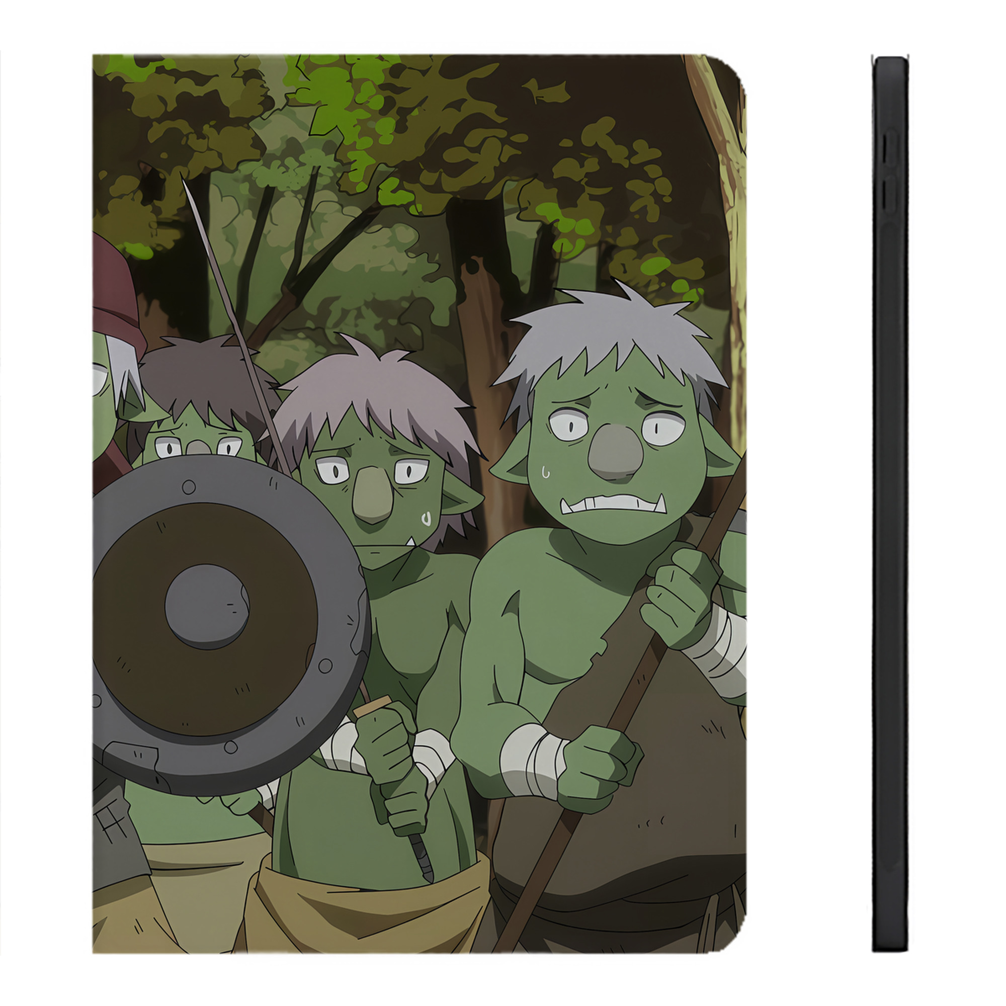 （画像用） 転スラ Regarding Reincarnated to Slime IPadケース ペンホルダー付き ブックスタイルデザイン